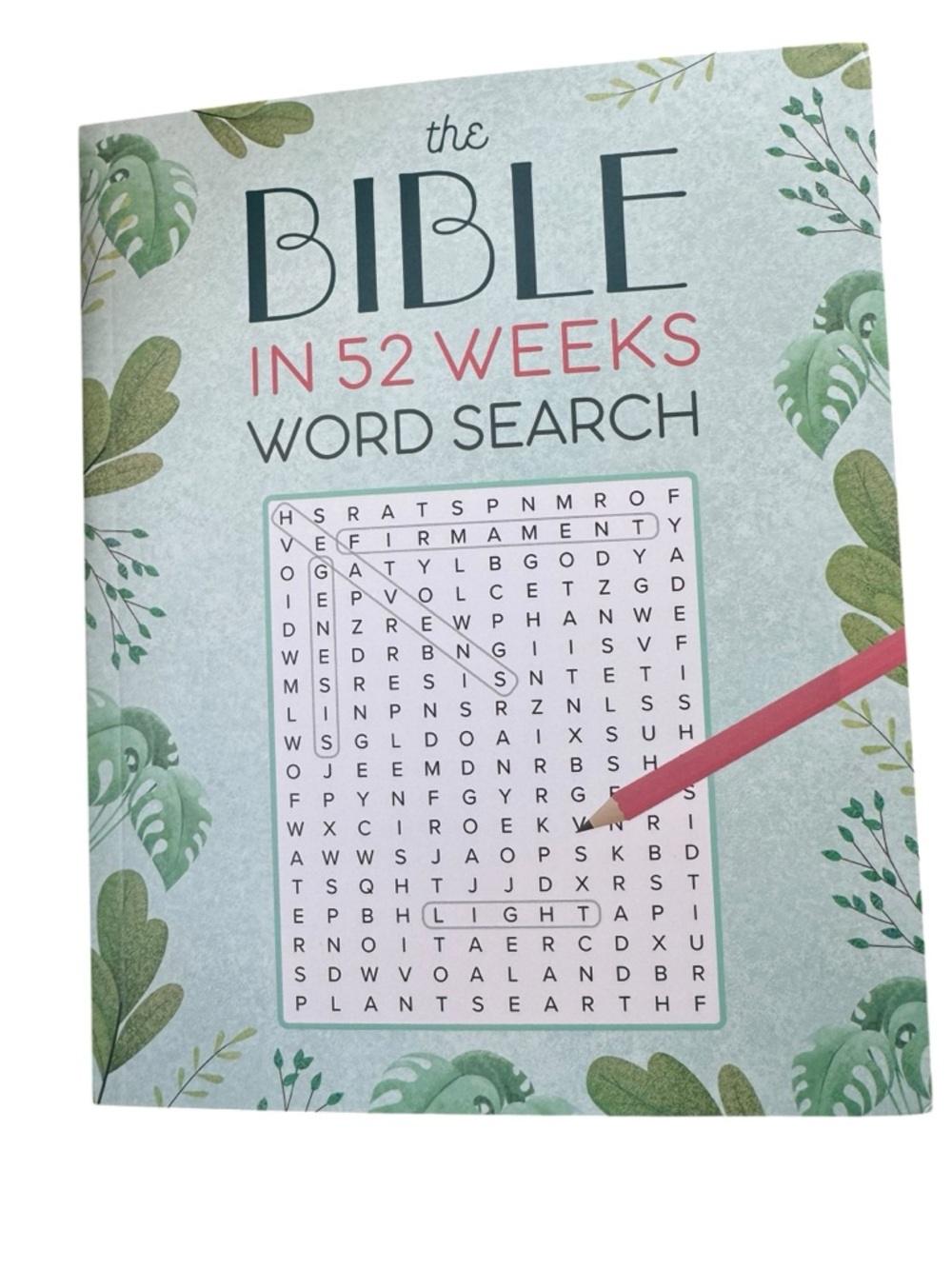 The Bible in 52 weeks word search